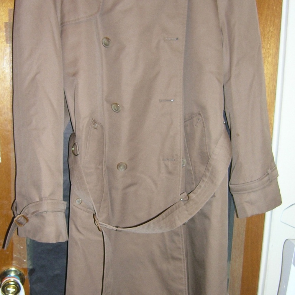 Adolfo Brown trench coat for men size Medium